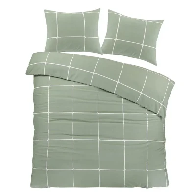Afbeelding van Day Dream Stan Dekbedovertrek Tweepersoons 200x200/220 cm Groen