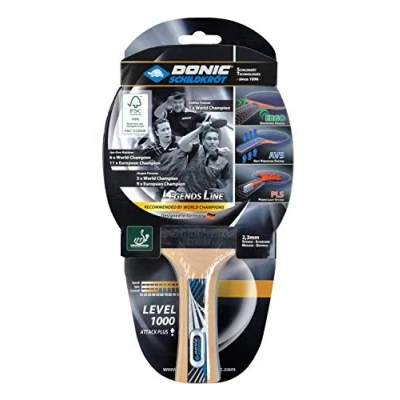 Afbeelding van Donic Schildkröt Legends 1000 Zwart, Blauw, Hout 1 stuk(s)