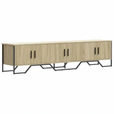 Image de vidaXL Meuble TV chêne sonoma 180x34x41 cm bois d&#039;ingénierie848590