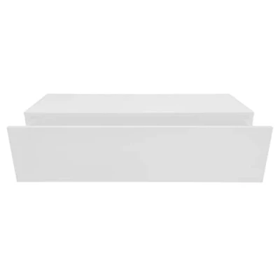 Afbeelding van Zwevend halkastje hangende dressoir kast met lade 100 cm breed wit