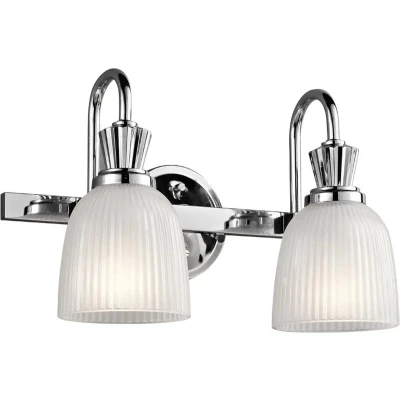 Afbeelding van Kichler LED Badkamerarmatuur Cora 3W 3000K 300Lm 830 IP44 Dimbaar Polished Chrome