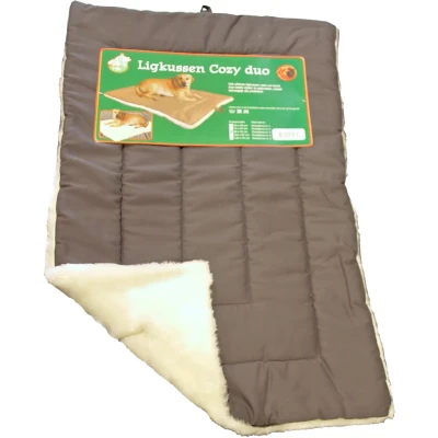 Afbeelding van Ligkussen cozy duo grijs wit 88 x 55 cm Gebr. de Boon