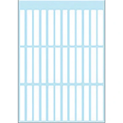 Afbeelding van Etiket HERMA 3735 5x35mm wit 252 stuks Blister a 7 vel 10