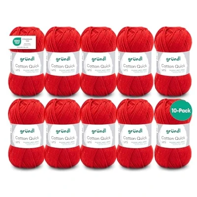 Afbeelding van 865 120 Cotton Quick Uni 10x50 gram rood