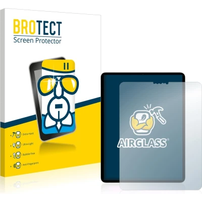 Afbeelding van BROTECT AirGlass kogelwerende glasfolie (1 Stuk, IPad Air 4 WiFi Cellular 2020 (4e generatie)), Tablet beschermfolie