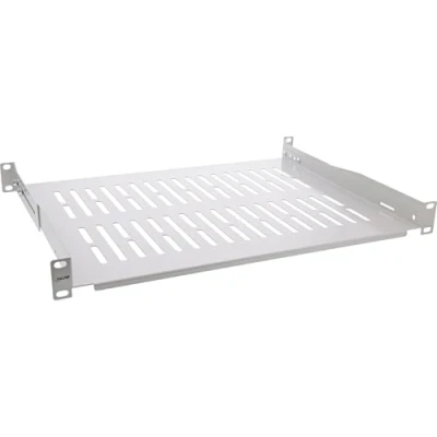 Afbeelding van InLine 19&quot; plank, 350mm, 50kg, 1U, RAL 7035 grijs, Accessoires voor serverkasten, Grijs