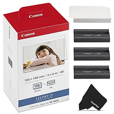 Afbeelding van Canon KP 108IN Inktcartridge 3 kleuren + fotopapier