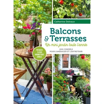 Image de Balcons et terrasses : potager fleuri aromatique jungle