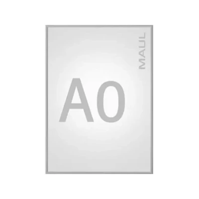 Afbeelding van MAUL clicklijst standaard, lijst 25mm A0, zilverkleurig posterframe