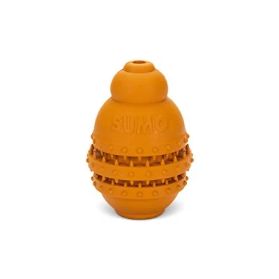 Afbeelding van Beeztees Sumo Play Dental Hondenspeelgoed Rubber Oranje M
