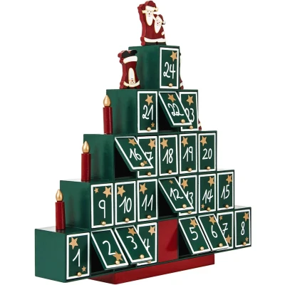 Afbeelding van Spielwerk Herbruikbare Adventskalender Zelf Vulbaar 24 Deurtjes