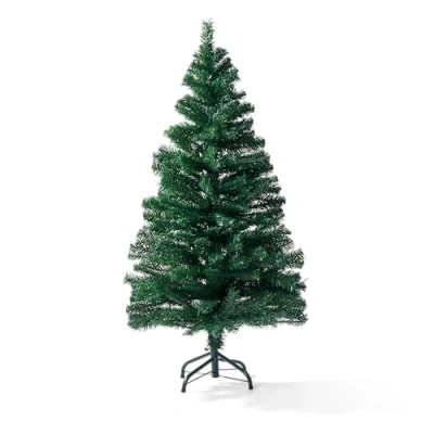Afbeelding van The Twiddlers 1,2 m kerstboom robuuste metalen standaard, 260 takpunten, traditionele klassieke kunstdecoratie, eenvoudig te monteren