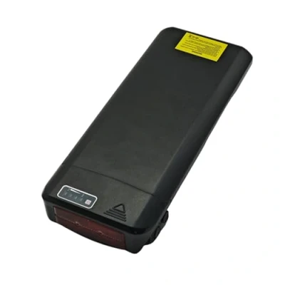 Afbeelding van e bike achterbatterij met 36 V 10,4 Ah hoes voor 250 W 350 500 lithium accu BMS en oplader
