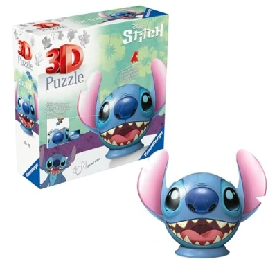 Image de Puzzle 3D Ravensburger Disney Stitch 72 pièces