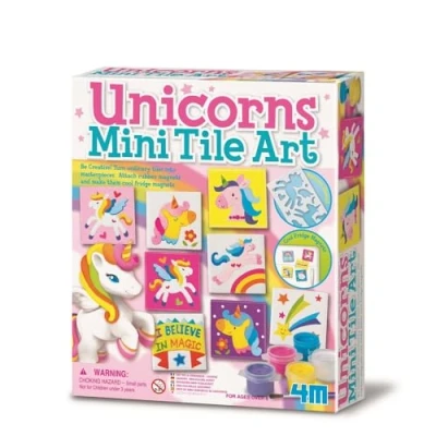 Afbeelding van 4m magnetische minitegel kunst eenhoorn