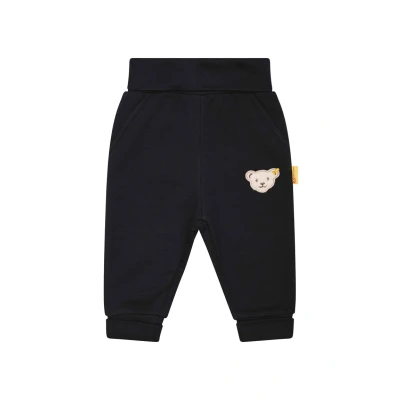 Afbeelding van Steiff Joggingteddymotiv Unisex Trainingsbroek voor kinderen, Maat: 62, Schwarz