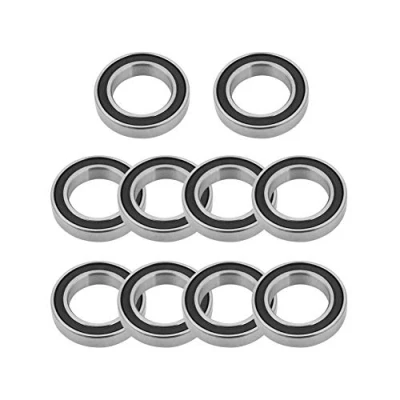 Afbeelding van Kogellagers, 10 stuks 6802 2RS diepe groefkogellagers, verzegelde rubberen lagers 15 x 24 5 mm voor diverse industriële apparatuur
