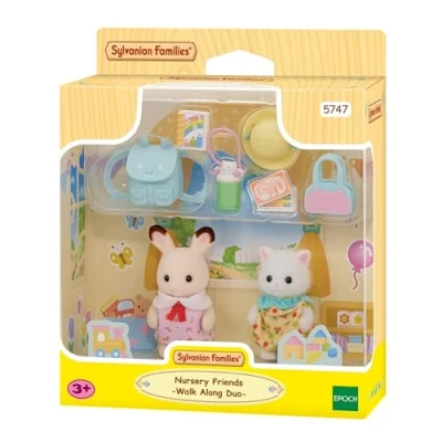 Image de 2 Figurines Sylvian Families Le duo des bébés en promenade