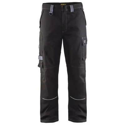Image de Pantalon retardant flamme noir/gris