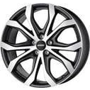 Afbeelding van ALUTEC 5 gat 20duim 108mm lichtmetalen Velg W10X mattschwarz Front poliert W10 902043B53
