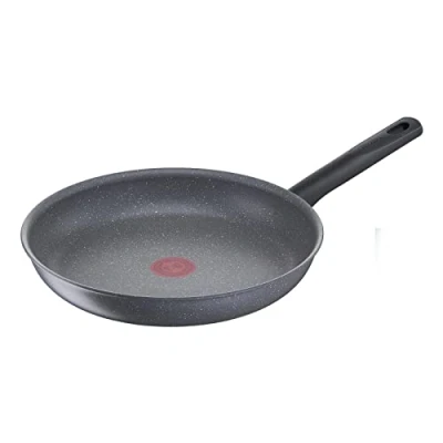 Afbeelding van Tefal Pan 30 cm, inductie, antiaanbaklaag, thermo signaal, gemakkelijk te reinigen, gezond koken, gemaakt in Frankrijk, Natural On G2800702, Lavinia grijs