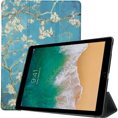 Afbeelding van imoshion Tablet Hoes Geschikt voor iPad Pro 12.9 (2017) Design Trifold Bookcase Green Plant