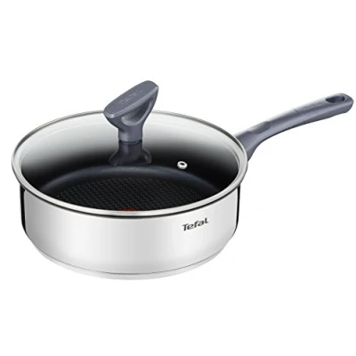 Afbeelding van Tefal DAILYCOOK Sauteuse 24 cm Inox + Couvercle Tous Feux Dont Induction