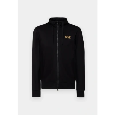 Afbeelding van EA7 Emporio Armani Felpa Hoodie, Heren, Maat: Medium, Black
