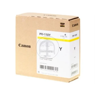Image de Canon PFI 110 Y 160 ml jaune original réservoir d&#039;encre pour imagePROGRAF TX 2000 2100 3000 3100 4000 4100