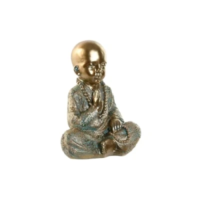 Afbeelding van Decoratieve figuren Home ESPRIT Gouden Monnik Orientaals 17 x 13,6 21,8 cm