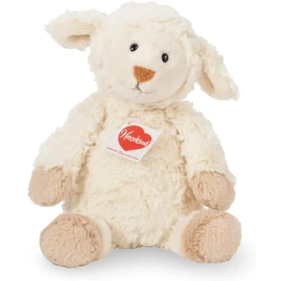 Afbeelding van Hermann Teddy Knuffeldier Schaap/lammetje zachte pluche stof premium knuffels wit 27 cm Boerderij