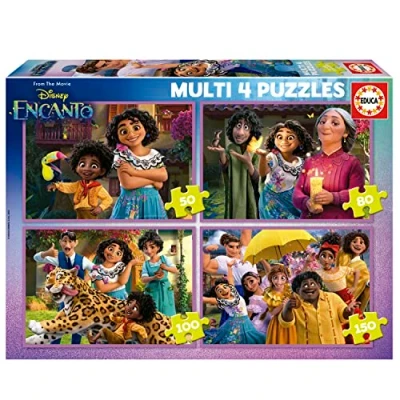 Image de MULTI 4 IN 1 DISNEY ENCANTO puzzles progressifs