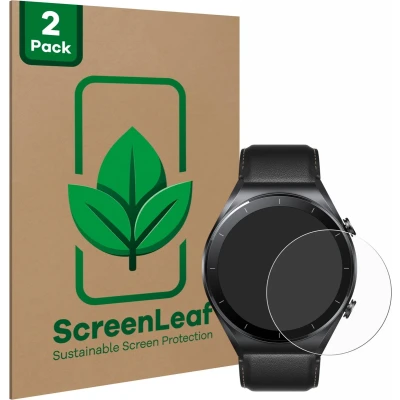 Afbeelding van ScreenLeaf Screenprotector voor Xiaomi Watch S1 Duurzame schermbescherming Folie Beschermfolie transparant (2 Stuks)