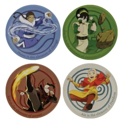 Afbeelding van Avatar The Last Airbender Coaster 4 Pack