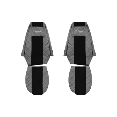 Afbeelding van F CORE Elegance Q FX09 GRAY Stoelhoes Grijs Textiel, Kunstleer