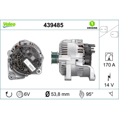 Afbeelding van Valeo Alternator/Dynamo 439485