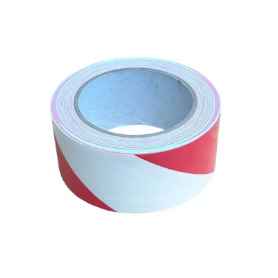 Afbeelding van Kortpack Vloermarkeringstape Rood/Wit 50mm X 33mtr. 1 Rol. Rood Wit (1 Stuk)