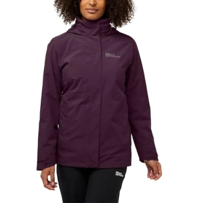 Afbeelding van Jack Wolfskin Rode wand 3 in 1 Jkt W Damesjas