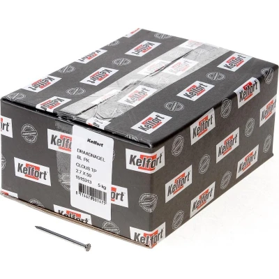 Afbeelding van Draadnagel Kelfort blank 2.7x50mm pk ruit 5kg