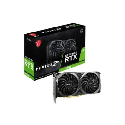 Afbeelding van MSI GeForce RTX 3050 Ventus 2X 8G Gaming grafische kaart NVIDIA 3050, 8 GB DDR6 geheugen, V397 435R, zwart