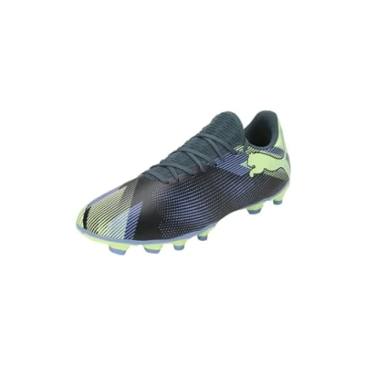 Afbeelding van PUMA FUTURE 7 PLAY FG/AG Unisex Sportschoenen Gray Skies Elektro Purple Fizzy Apple White Maat 45