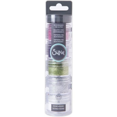 Afbeelding van 5 biodegradable fine glitter mysticcal Sizzix