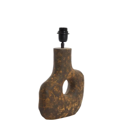 Afbeelding van Light &amp; Living Lampvoet TARUGI 27x8.5x40cm Bruin