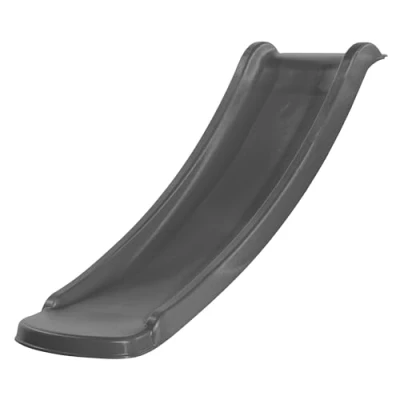 Afbeelding van AXI Sky120 Glijbaan in Grijs van 118cm Aanbouwglijbaan Kunststof voor Platformhoogte 60cm Aanbouw element speelhuisje / speeltoestel