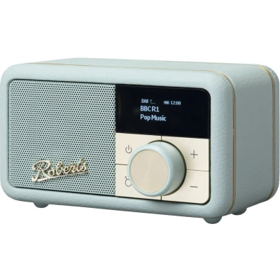 Afbeelding van Roberts Revival Petite 2 mini DAB+ en FM radio met Bluetooth ontvangst, Duck Egg Blue