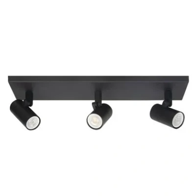Afbeelding van Spot Piccolo Zwart GU10 mini 35mm 3 Lichts Balk