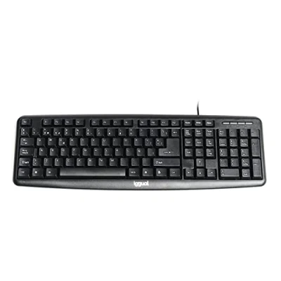 Afbeelding van Toetsenbord iggual CK BASIC 105T QWERTY USB Zwart Spaans Aap (1 Onderdelen)