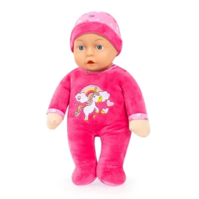 Afbeelding van Bayer Design 93029AC zachte pop, babypop, 30 cm, roze eenhoorn