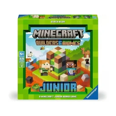 Afbeelding van Ravensburger Minecraft Builder &amp; Biomes Junior Bordspel Vanaf 7 Jaar