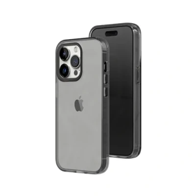 Afbeelding van RHINOSHIELD JellyTint Transparante beschermhoes in kleur compatibel met [iPhone 14 Pro], overtreft de militaire normen, krasbestendig, schokbestendig, modieuze kleuren, kwarts zwart